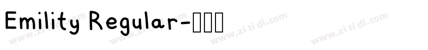 Emility Regular字体转换